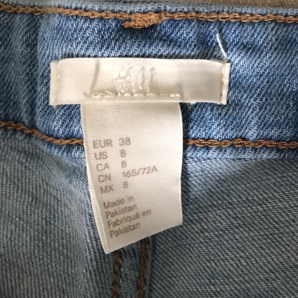 Light Wash Jean Shorts - Picture 2 of 3